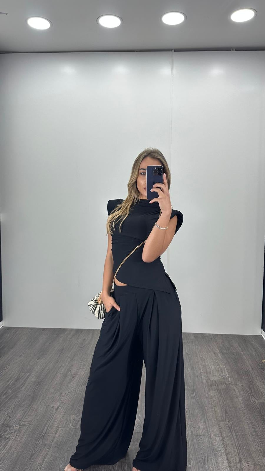 Coordinato GIADA asimmetrico con spalline