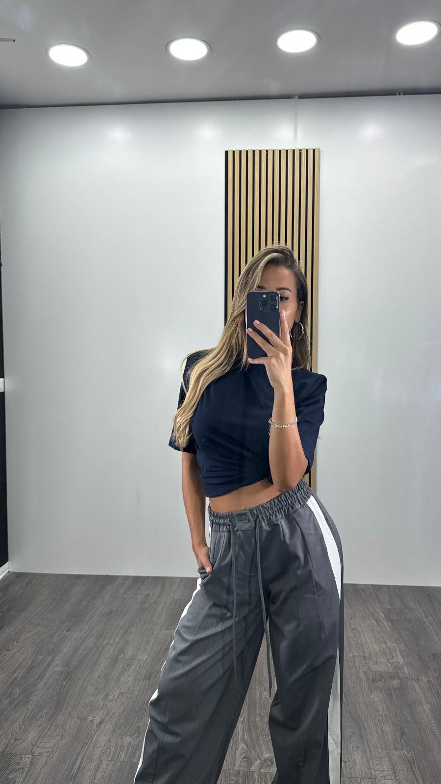 Pantaloni ROMINA con banda laterale
