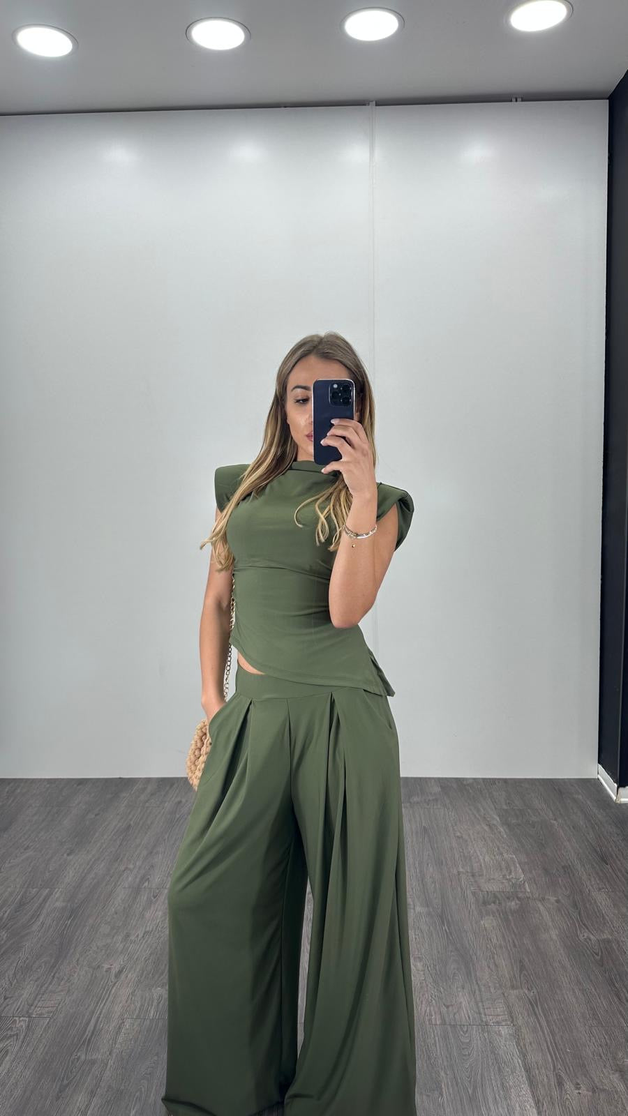 Coordinato GIADA asimmetrico con spalline