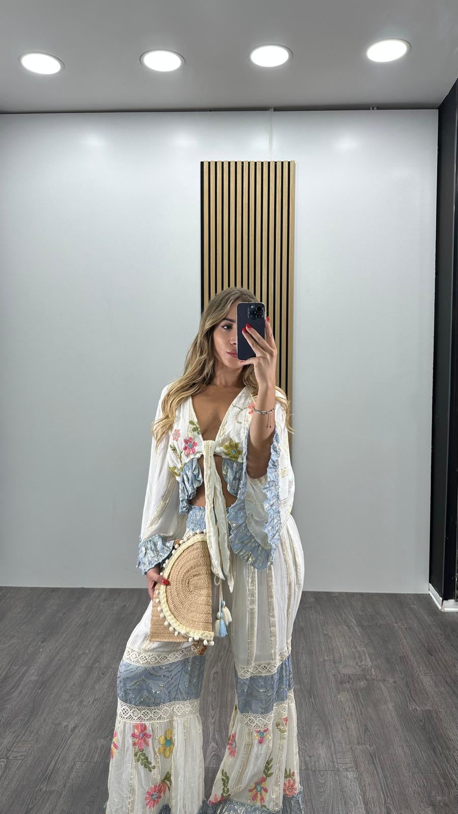 Set coordinato AMALFI con blusa e pantaloni
