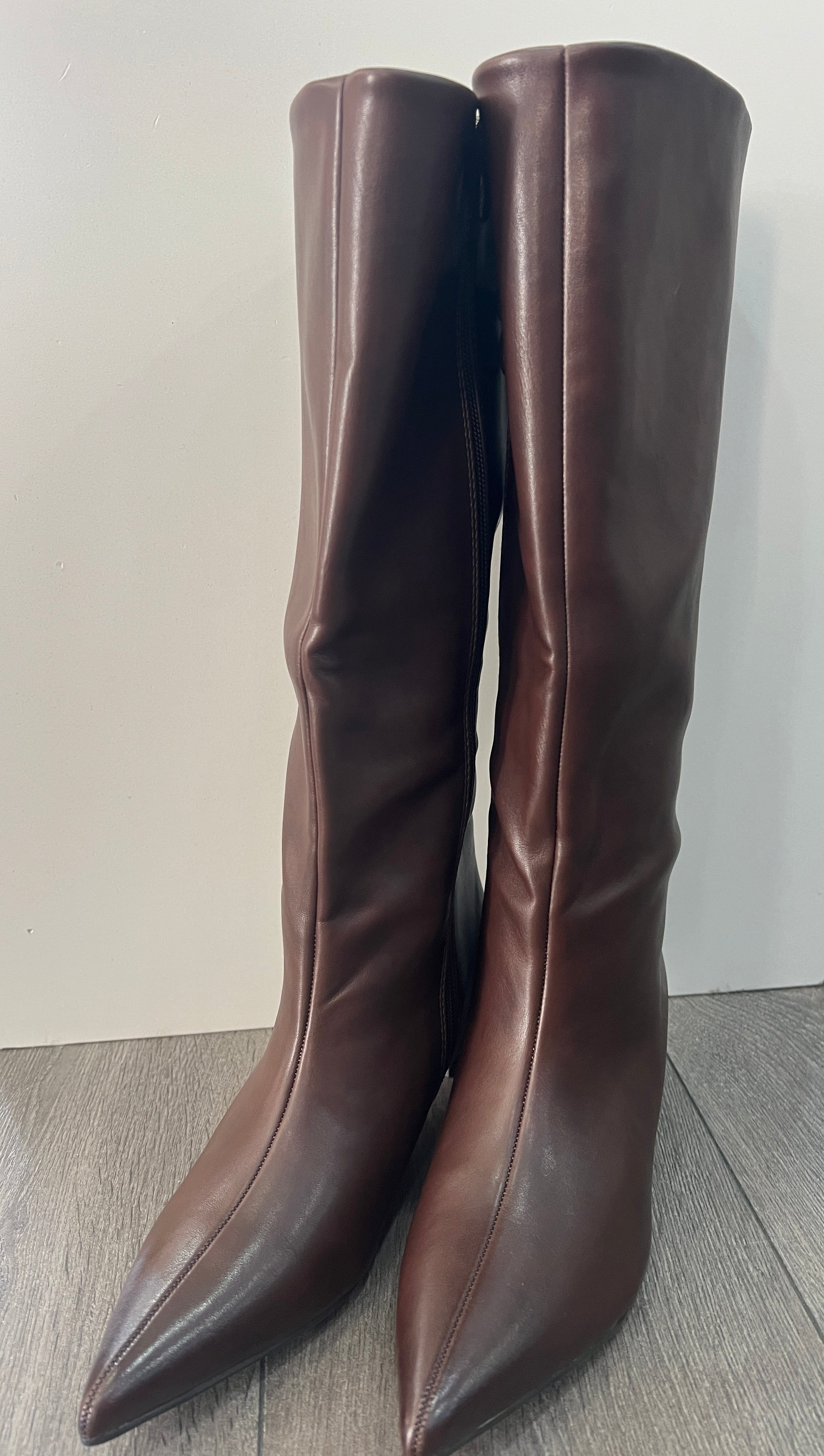 Stivale tacco 4 brown