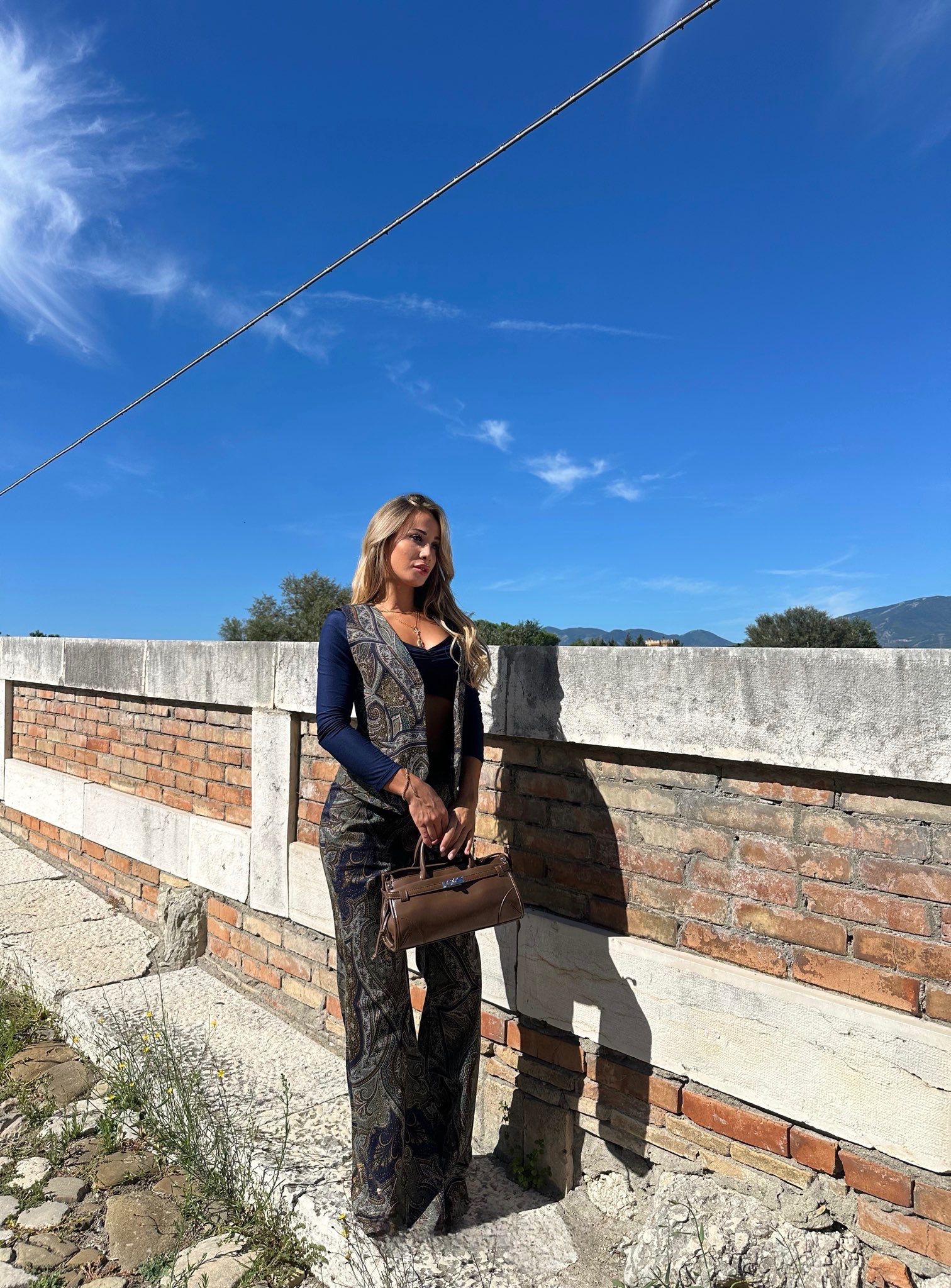 Pantaloni SONIA a fantasia