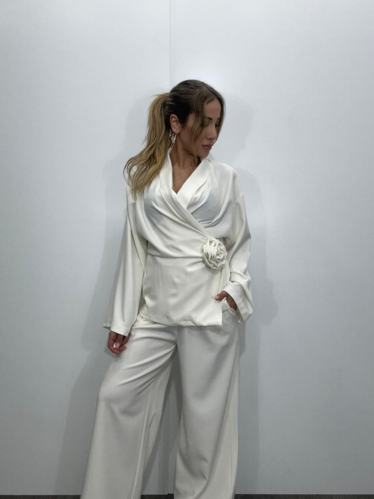 Set coordinato con kimono
