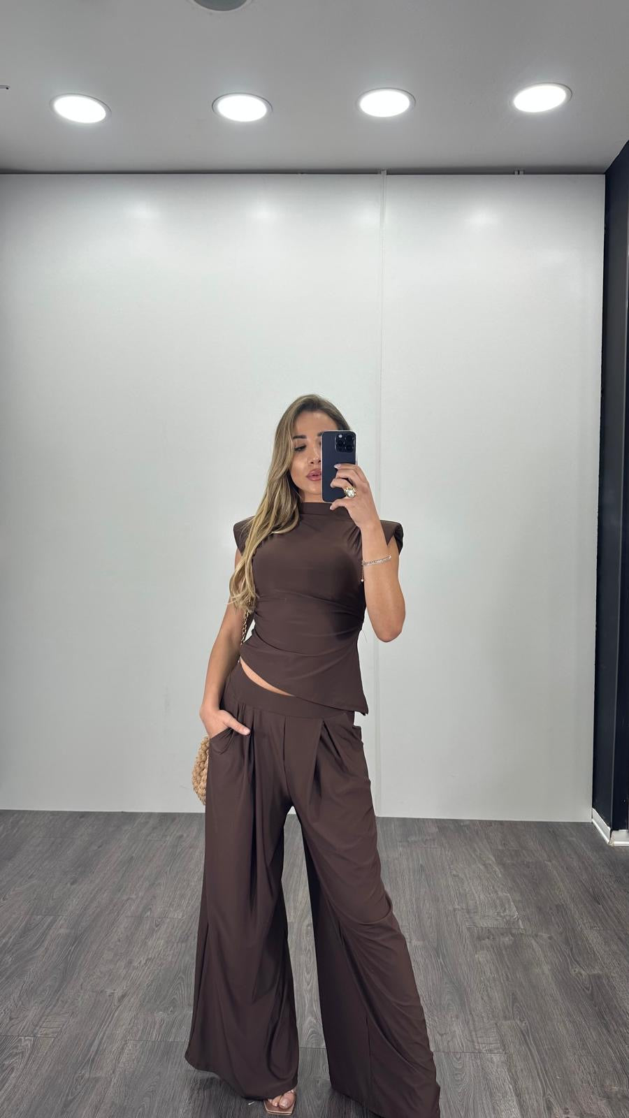 Coordinato GIADA asimmetrico con spalline