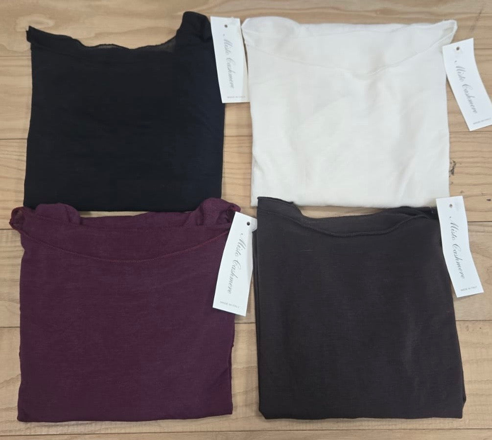 Maglia in cachemire girocollo