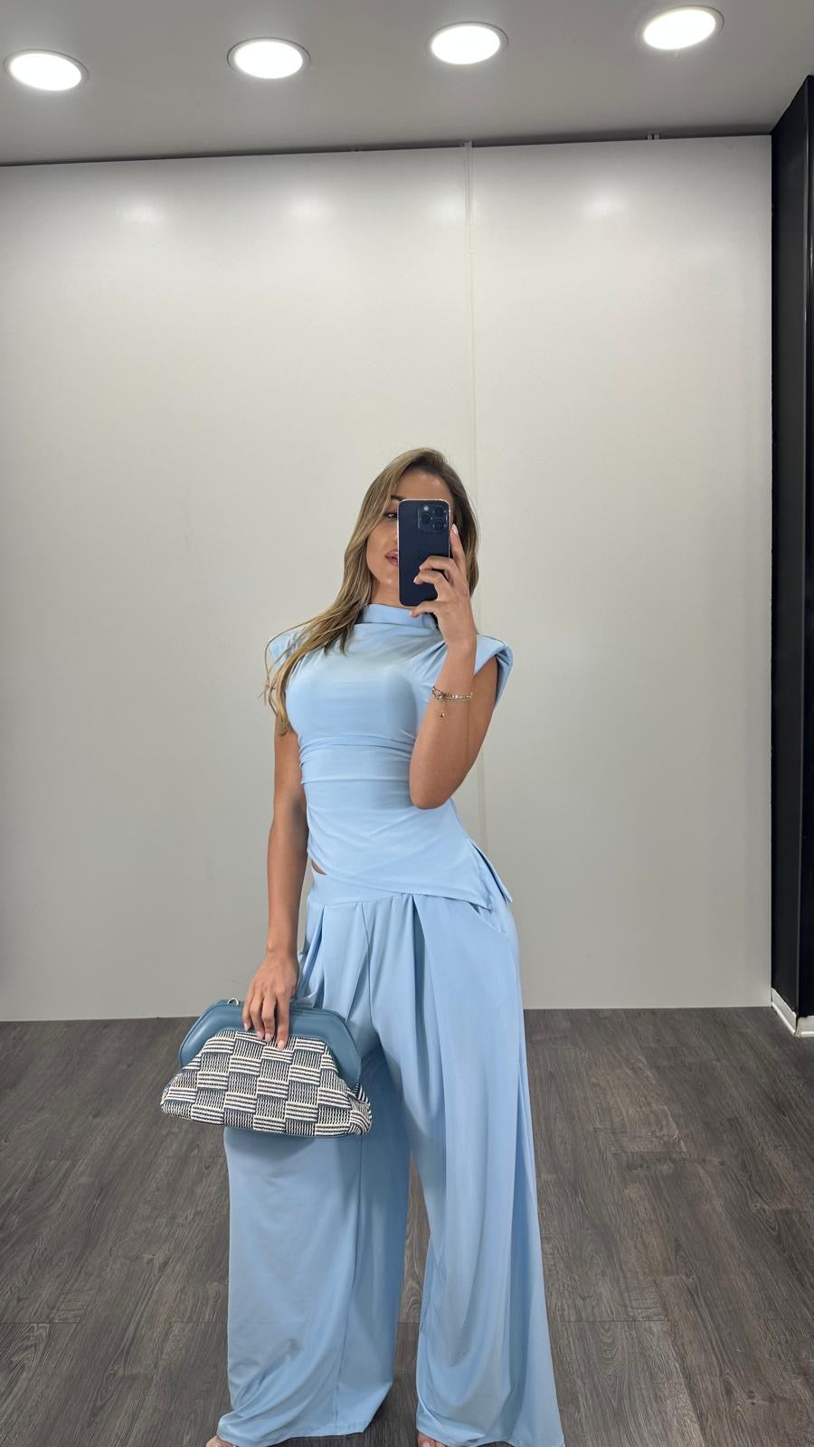 Coordinato GIADA asimmetrico con spalline