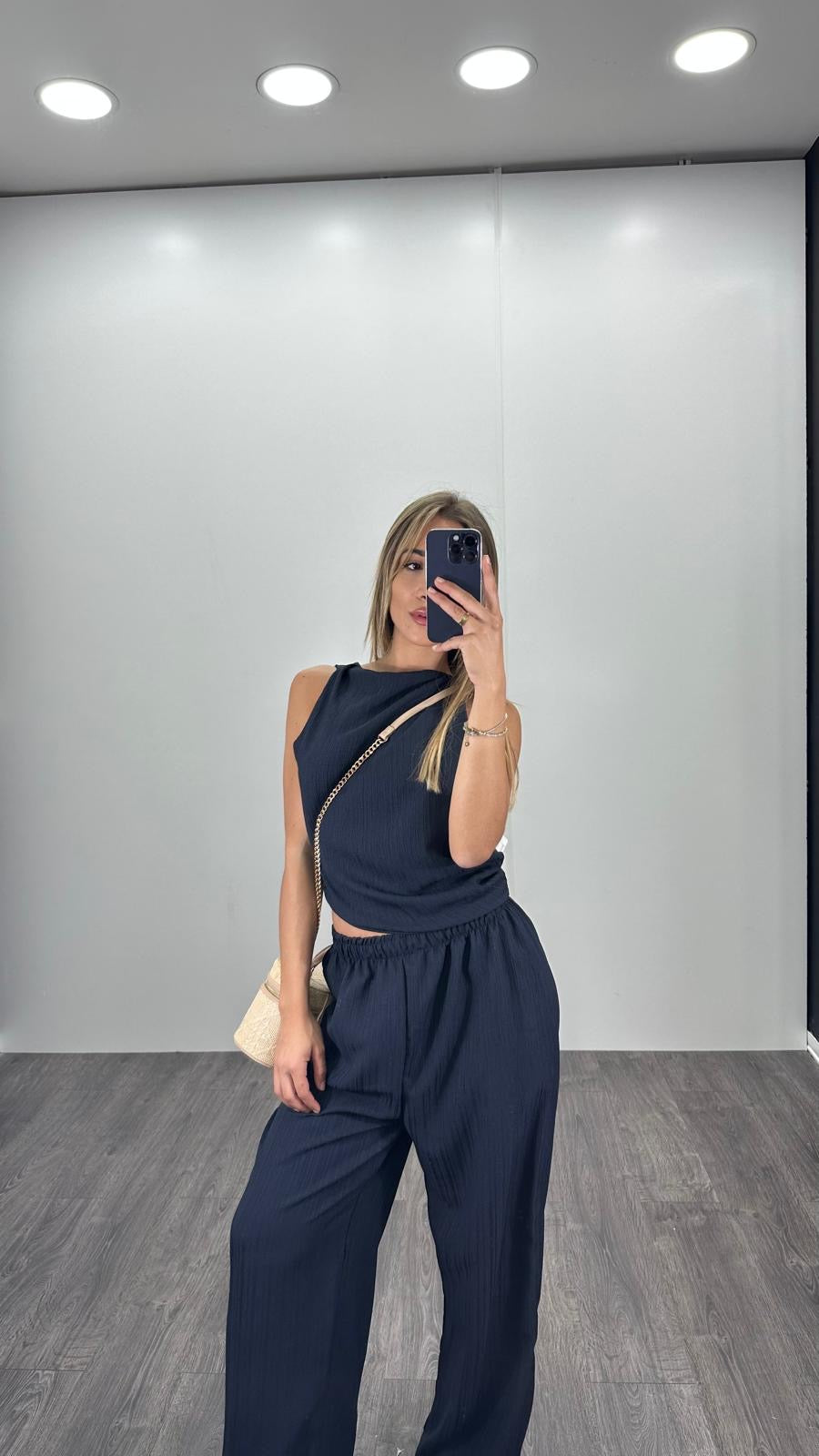 Coordinato LINDA con fiocco dietro