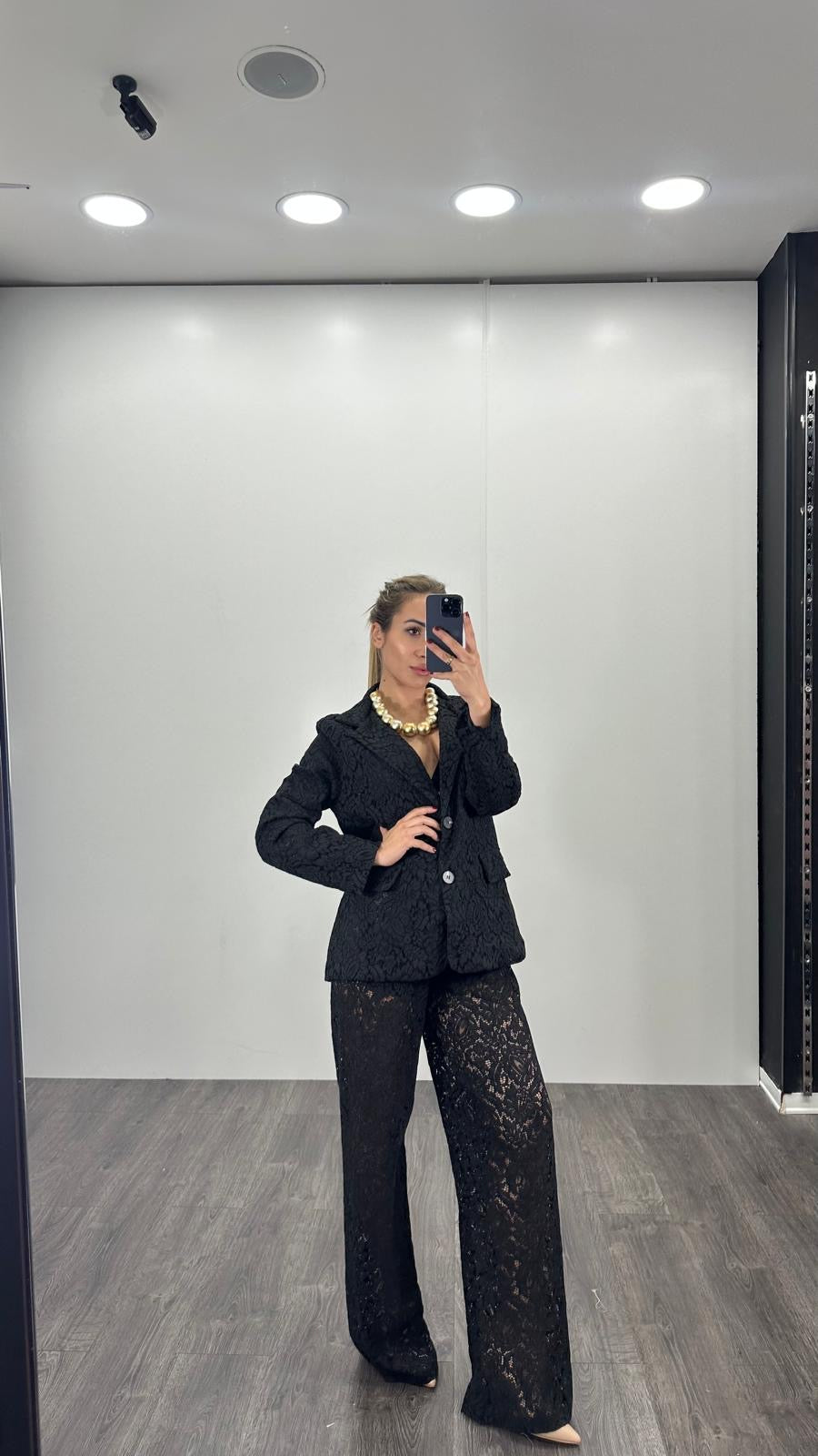 Tailleur GILDA in macramè