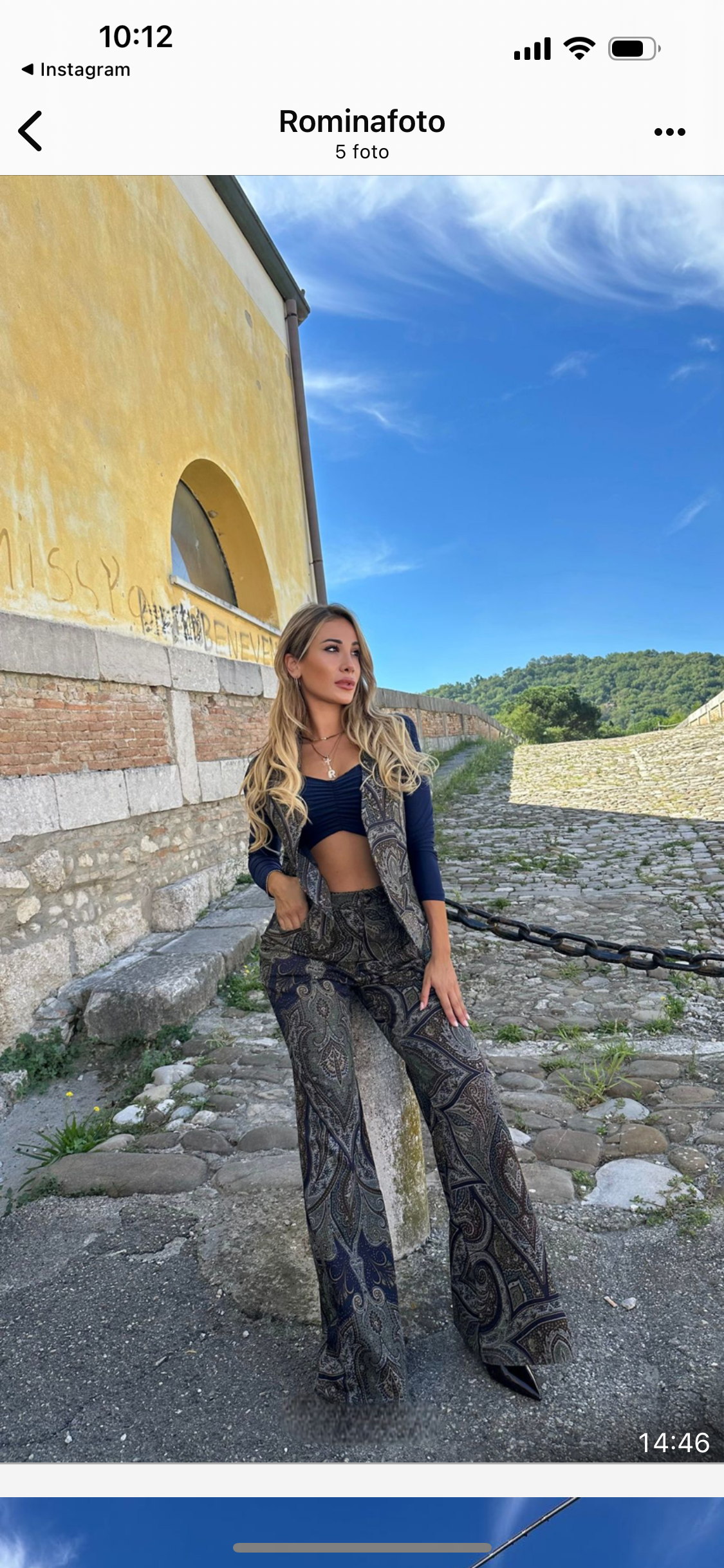 Pantaloni SONIA a fantasia