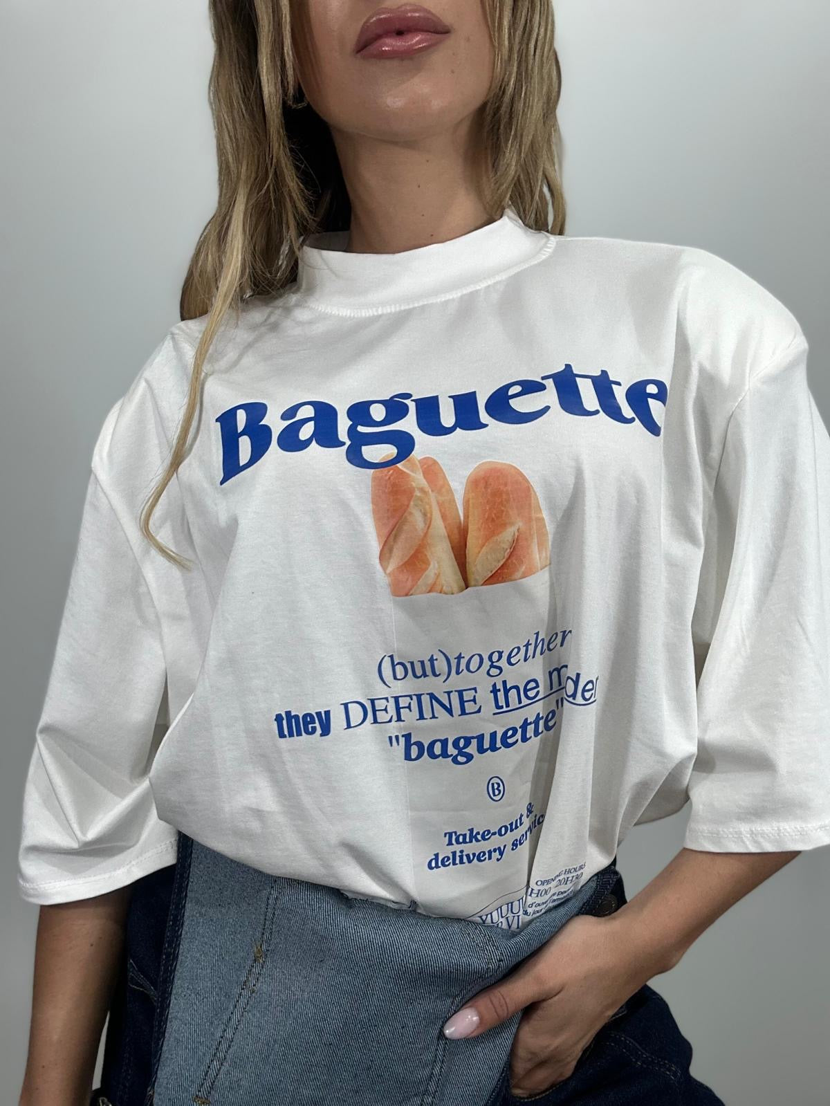 Maglia baguette con spalline
