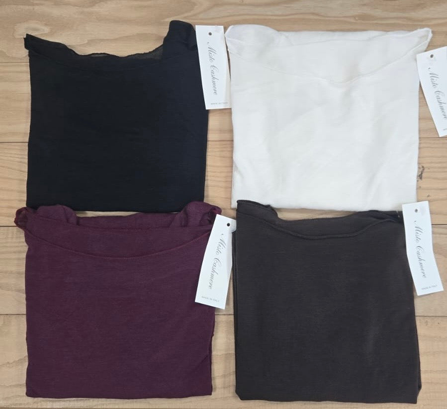 Maglia in cachemire girocollo