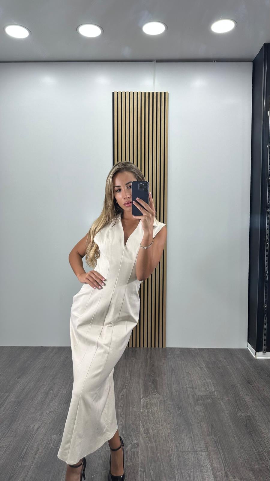 Abito CORINNE lungo a tubino