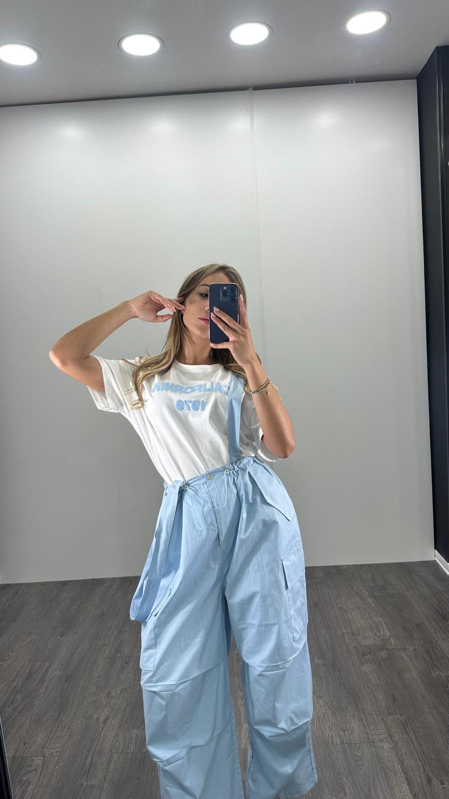 Salopette GIULIETTA oversize in cotone