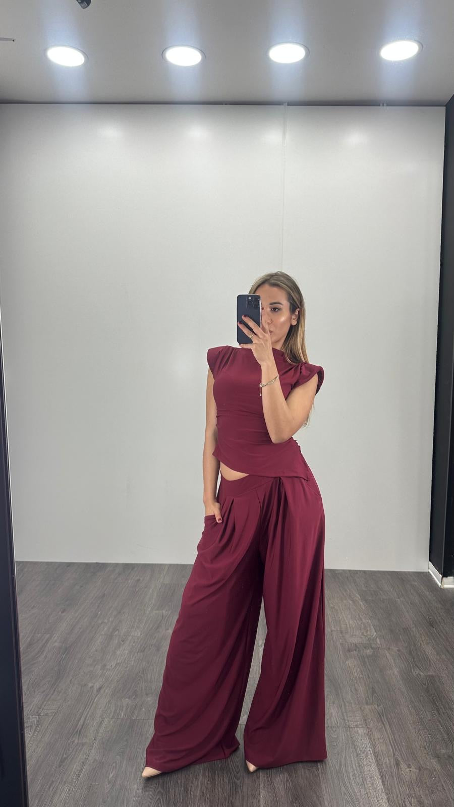Coordinato GIADA asimmetrico con spalline