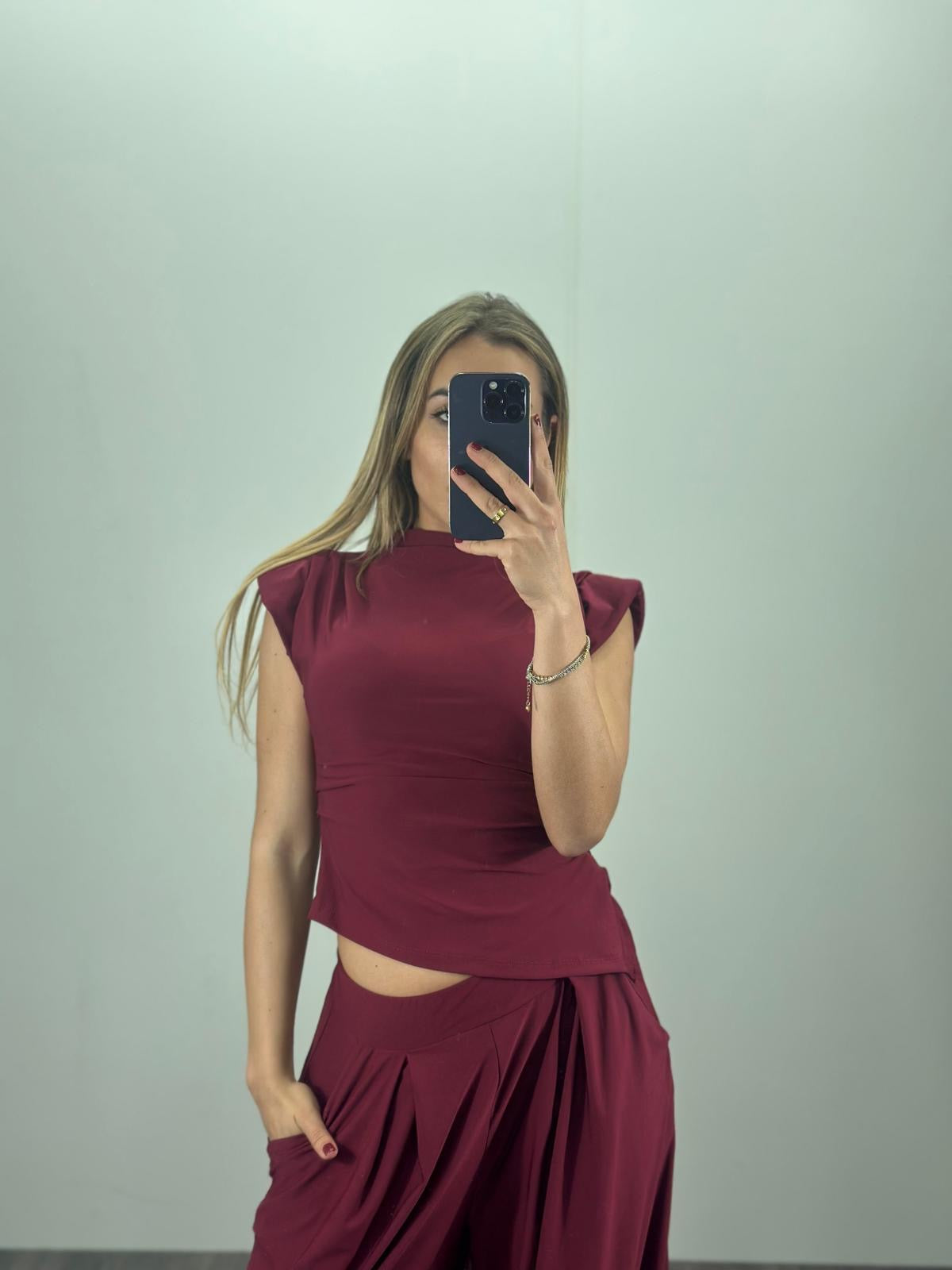 Coordinato GIADA asimmetrico con spalline