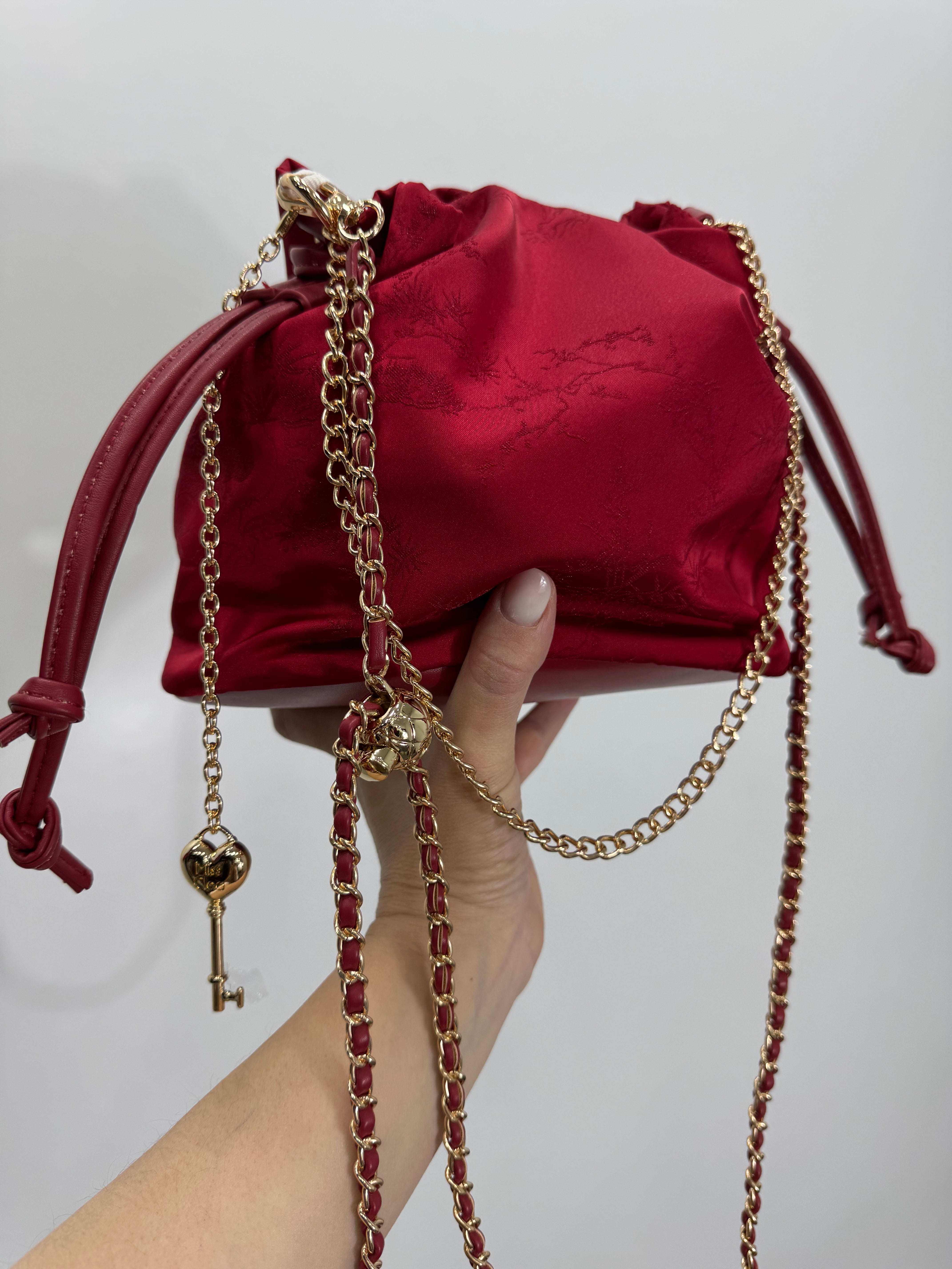 Borsa a secchiello Rossa
